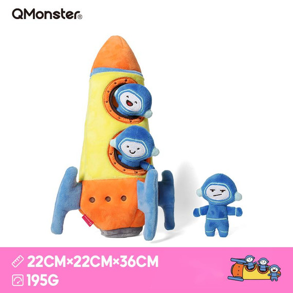 Blast your pup into playtime orbit with this out-of-this-world toy set!