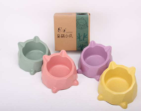 Bowl - Cat Shaped Textured Pastel