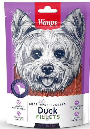 Dog Treat - Wanpy Duck Fillets 100g