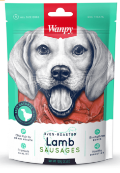 Dog Treat - Wanpy Lamb Sausage 100g
