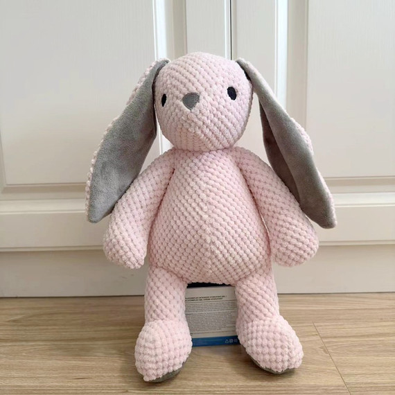 Large Pink Rabbit Dog Toy – Soft, cuddly, and fun for gentle play, not for heavy chewers.