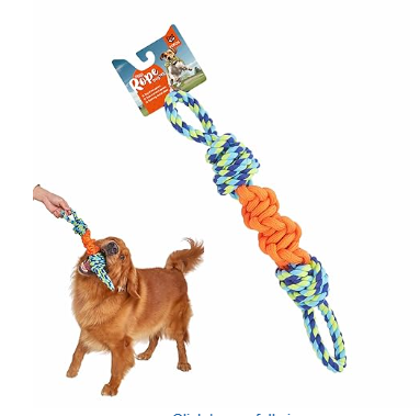 Dog Toy - Rope Blue and Orange