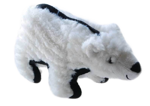 Dog Toy - Ruff Play Polar Bear