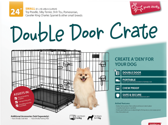 Yours Drooly Crate Black S