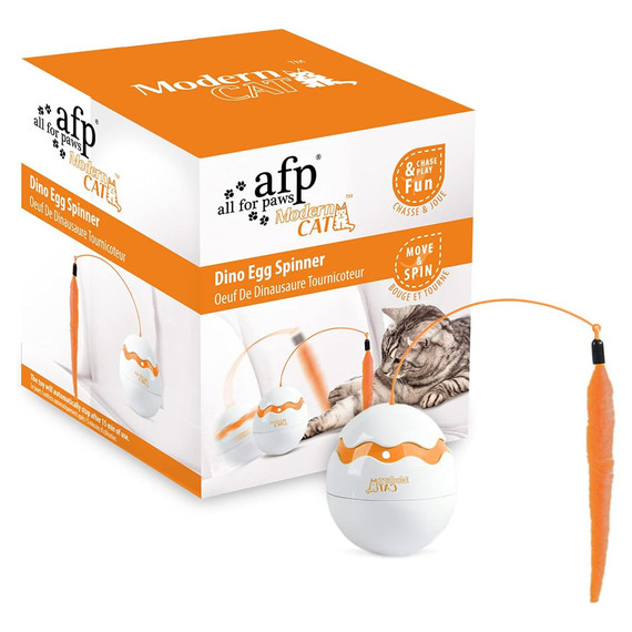 Cat Toy - Dino Egg Spinner