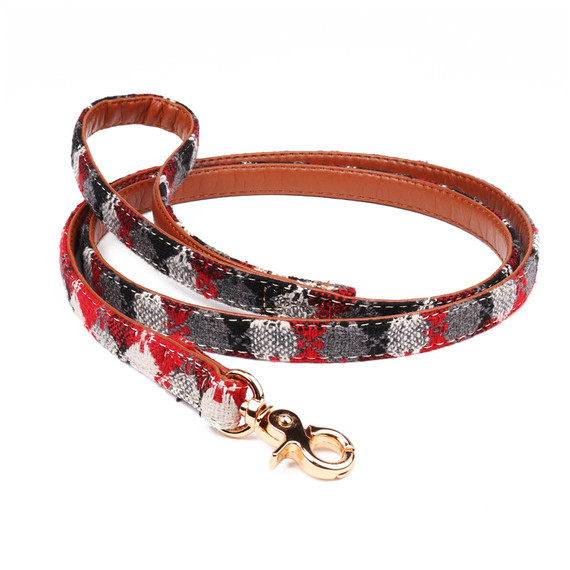 Dog Lead - English Plaid