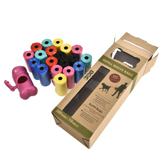 Clean Up - Poo Bags With Dispenser 19 Rolls
