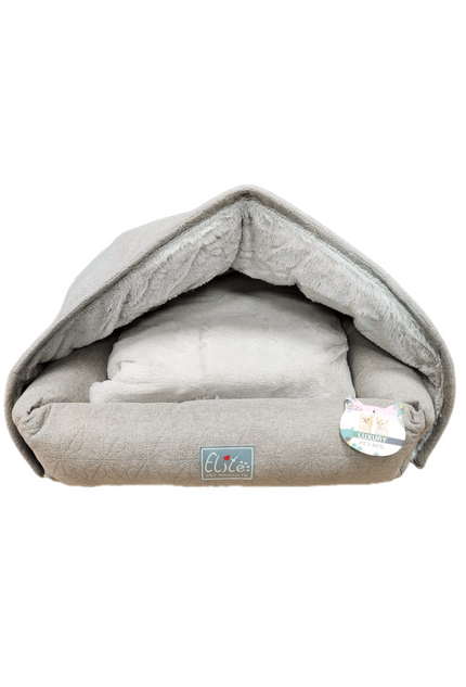 Cat Bed - Luxury Cat Cave Removable Option