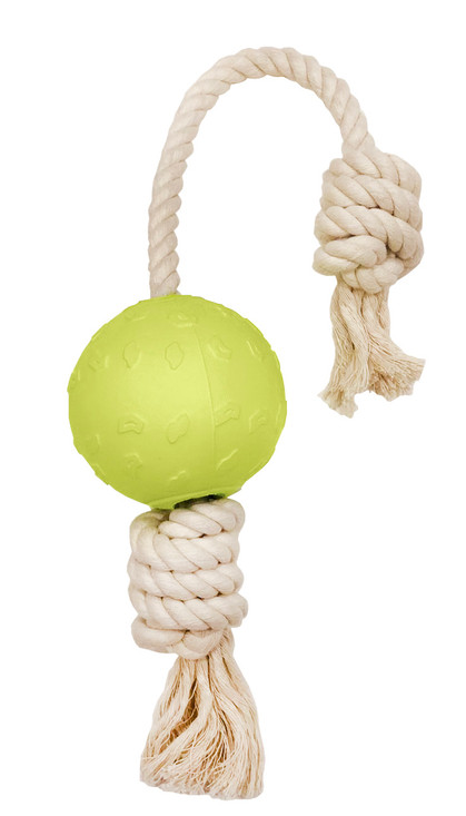 Dog Toy - Laroo - Ball on Rope