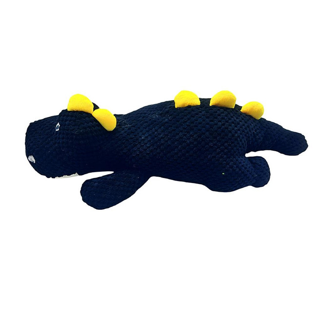 Black Dinosaur Dog Toy – Soft, cuddly, and fun for gentle play.