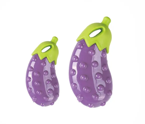 Dog Toy - Eggplant Veggie Bites Small