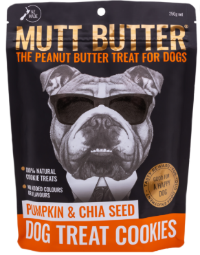 MUTT BUTTER PUMPKIN CHIA COOKIES 250G