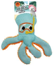 Dog Toy - Summer Plush Octopus
