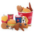 Dog - Takeaway Bucket Soft Toys