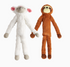 Dog Toy - Animals 2pack