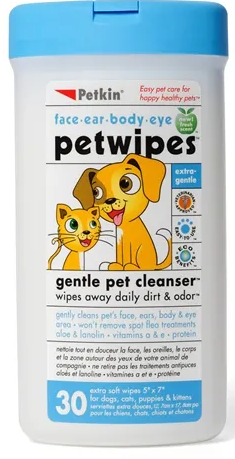 Pet Wipes - Eyes - Teeth And Clean Up
