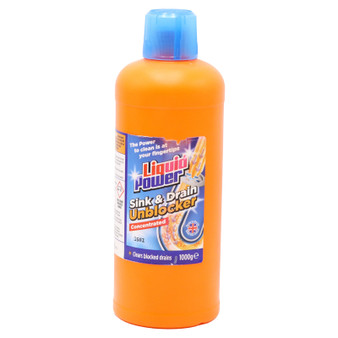 Liquid Power Sink & Drain Unblocker 1000ml