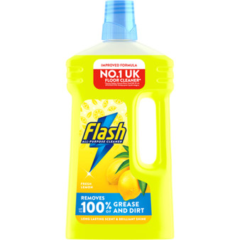 Flash Liquid All Purpose Lemon 1ltr