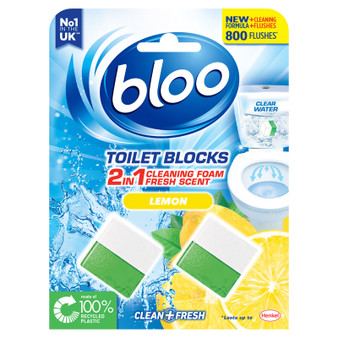 Bloo Toilet Block Lemon Cube 50g
