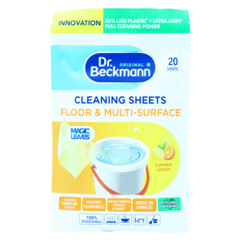 Dr Beckmann Clean Sheets Floor Summer Lemon 20 Sheets
