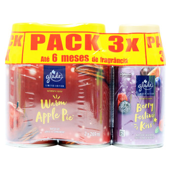 Glade Auto Spray Triple Refill Mixed 269ml