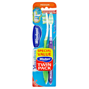 Wisdom Toothbrush Extra Clean Medium 2 Pack