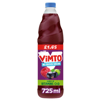 Vimto Cordial Sugar Free 725ml