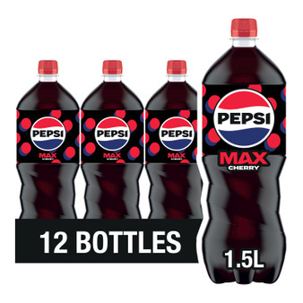 Pepsi Max Cherry Bottle 1.5l 12 Pack