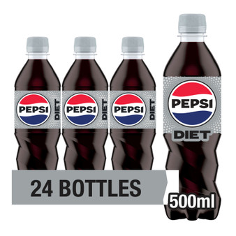 Pepsi Diet Bottle 500ml 24 Pack