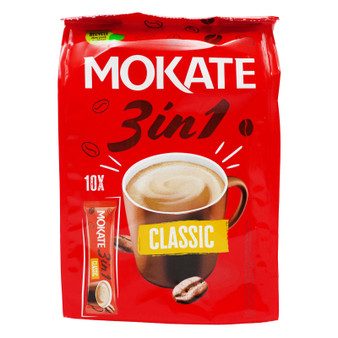 Mokate Bag Coffee Classic 3 In 1 Sachet 10 Pack