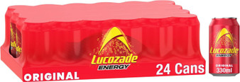 Lucozade Can Original 330ml 24 Pack