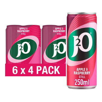 J20 Apple & Raspberry Can 250ml 6 Pack
