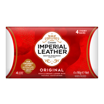 Imperial Leather Soap Original 90g 4 Pack