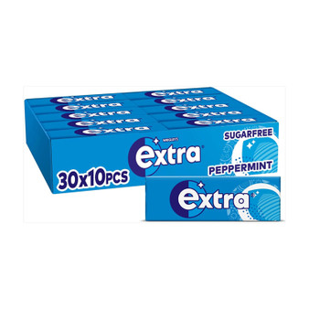 Wrigleys Extra Peppermint Blue 10 Pack