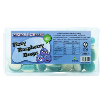 Kendal & Miller Fizzy Raspberry Drops 170g