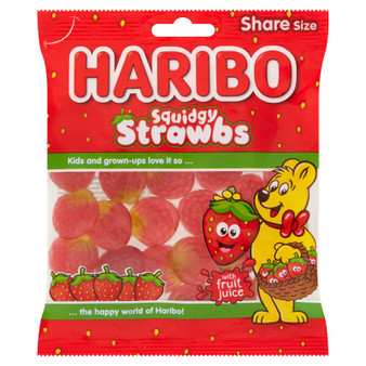 Haribo Squidgy Strawberry 160g