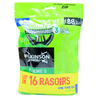 Wilkinson Sword Xtreme 3 Razors Twin 16 Pack