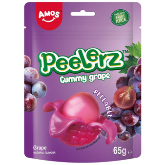 Amos Peelerz Gummy Grape 65g