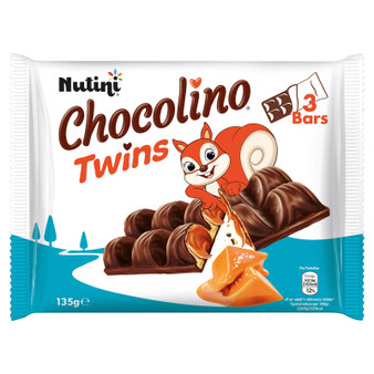 Nutini Choco Twins Salt Caramel 135g 3 Pack
