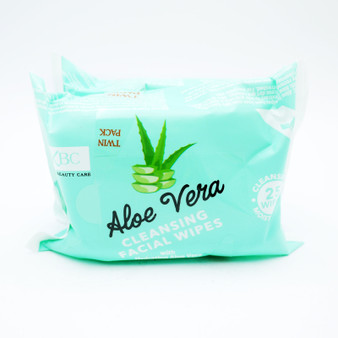 XBC Face Wipes Aloe Vera Twin Pack 25 Pack