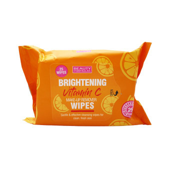 Beauty Formulas Vit C Makeup Remover Wipes 25 Pack