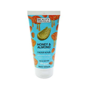 Beauty Formulas Facial Scrub Honey & Almond 150ml