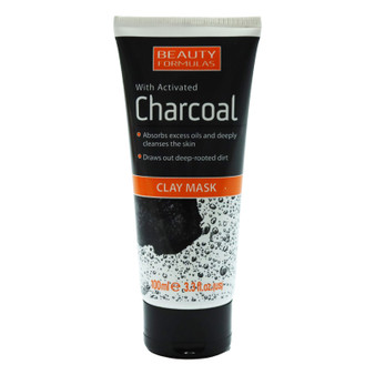 Beauty Formulas Charcoal Clay Mask 100ml