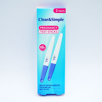 Clear & Simple Pregnancy Midstream Twin Pack