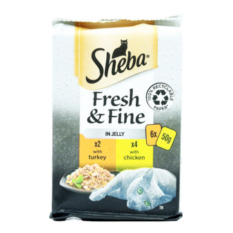 Sheba Fresh & Fine Poultry Gravy 50g 6 Pack