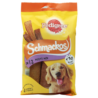 Pedigree Dog Schmackos Beef 86g 12 Pack