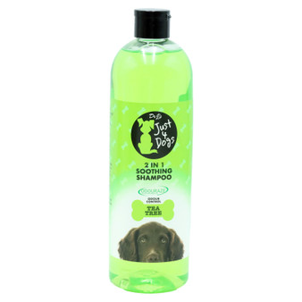 Just 4 Dogs Shampoo 2in1 Soothing Tea Tree 500ml