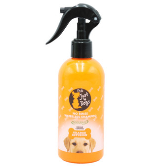Just 4 Dogs No Rinse Waterless Shampoo Orange 300ml