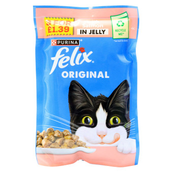 Felix Cat Pouch Salmon 85g 26 Pack