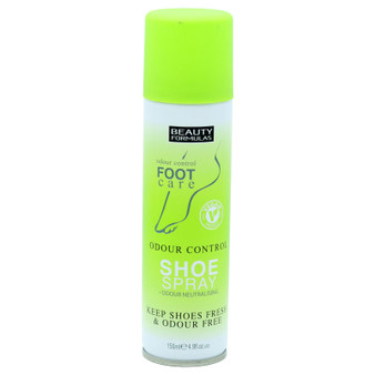 Beauty Formulas Odour Shoe Spray 150ml